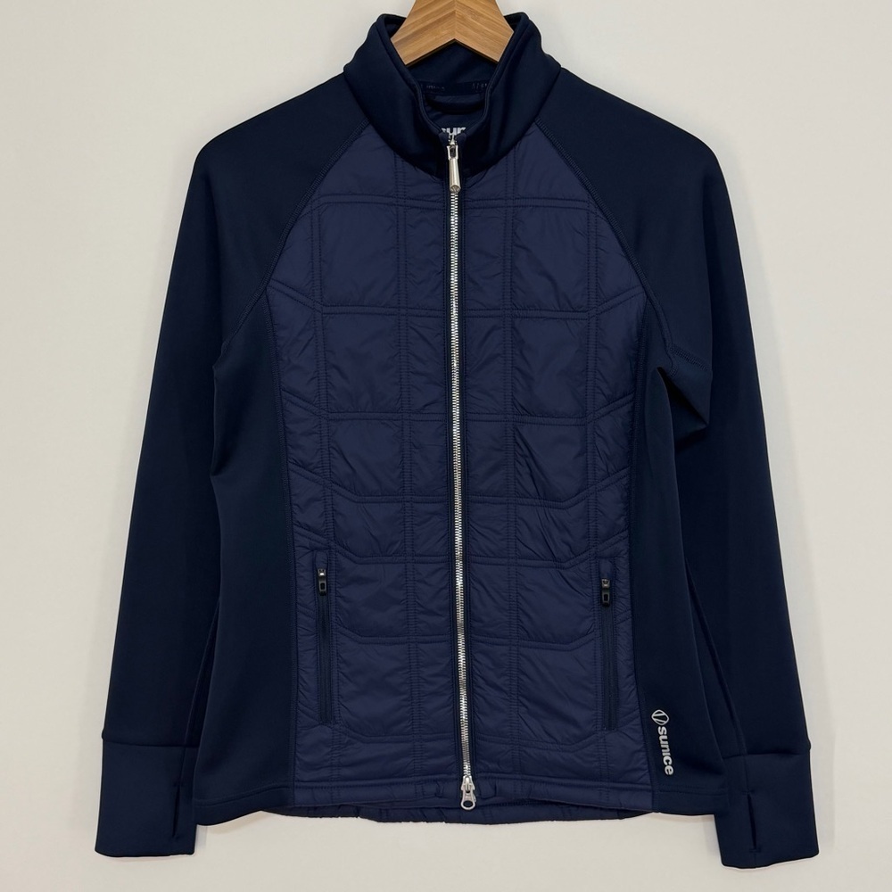 Sunice Women's Ella Element Shield Hybrid Thermal Jacket Midnight Size Small